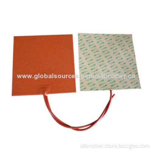 Silicone 3D Printer Heated Bed with 3M Adhesive and 100K Thermistor